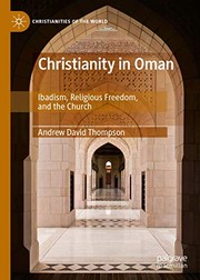 Front cover of Christianity in Oman by Andrew David Thompson