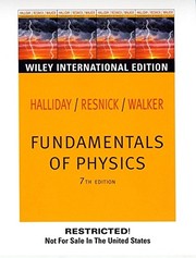 Front cover of Fundamentals of Physics by David Halliday