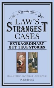 Cover of The Law's Strangest Cases by Peter Seddon