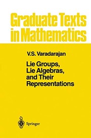 Cover of Lie Groups, Lie Algebras, and Their Representations by V.S. Varadarajan