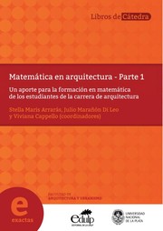 Front cover of Matemática en Arquitectura by Viviana Beatriz Cappello
