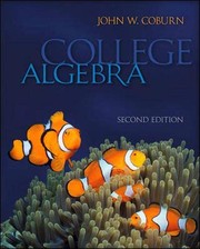 Cover of College Algebra by John Coburn