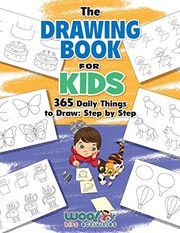 Front cover of The Drawing Book for Kids by Woo! Jr. Kids Activities