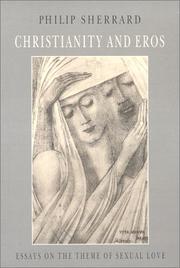 Front cover of Christianity and Eros by Philip Sherrard