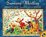 Front cover of Snowsong Whistling by Karen Elisa Lotz