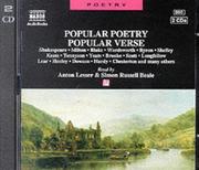 Cover of Popular Poetry by Unknown