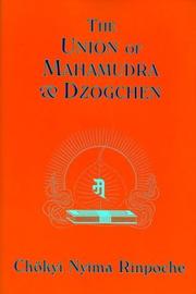 Front cover of Union of Mahamudra and Dzogchen by Chokyi Rinpoche