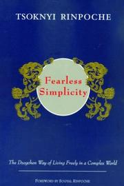 Cover of Fearless Simplicity by Sogyal Rinpoche