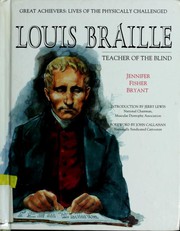 Front cover of Louis Braille by Jennifer Bryant