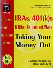 Front cover of IRAs, 401(k)s & other retirement plans by Twila Slesnick