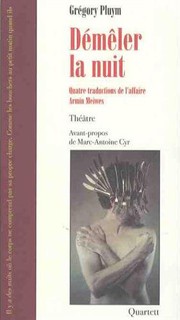 Front cover of DEMÊLER LA NUIT by Grégory Pluym