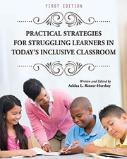 Cover of Practical Strategies for Struggling Learners in Today's Inclusive Classroom by Ashlea L. Rineer-Hershey