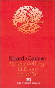 Cover of El siglo del viento by Eduardo Galeano