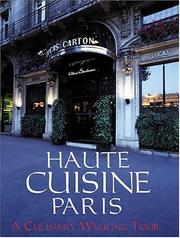Front cover of Haute Cuisine Paris by Fernanda Batiz De Bazire