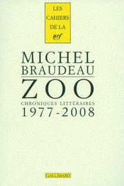Cover of Zoo by Michel Braudeau