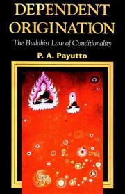 Cover of Dependent Origination by P.A. Payutto