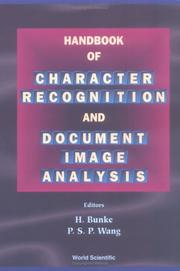 Front cover of Handbook of Character Recognition and Document Image Analysis by Bunke, Horst