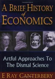 Front cover of A brief history of economics by E. Ray Canterbery