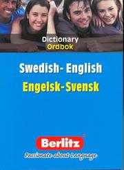 Front cover of Berlitz Swedish English Dictionary/ Engelsk Svensk Ordbok by Unknown