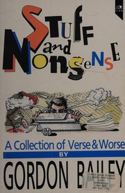 Cover of Stuff and nonsense by Gordon Bailey