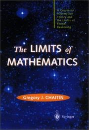 Front cover of The Limits of Mathematics by Gregory J. Chaitin
