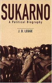 Cover of Sukarno by J. D. Legge