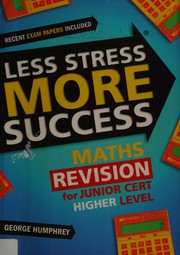 Front cover of Mathematics revision for Junior Certificate by George Humphrey