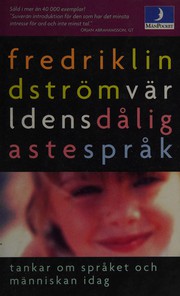 Cover of Världens dåligaste språk by Fredrik Lindström