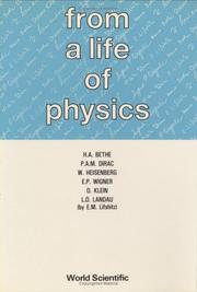 Cover of From a life of physics by Hans Albrecht Bethe