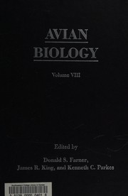 Front cover of Avian Biology by Donald S. Farner