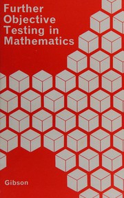 Cover of Further objective testing in mathematics by Unknown