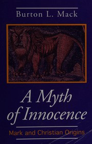 Front cover of A myth of innocence by Burton L. Mack