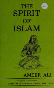 Front cover of The spirit of Islam by Ali, Syed Ameer