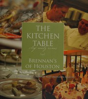 Front cover of The kitchen table at Brennan's of Houston by Randy Evans