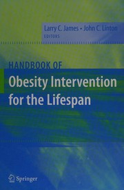 Front cover of Handbook of obesity intervention for the lifespan by Larry C. James