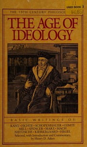 Front cover of The Age of Ideology (Meridian) by Henry D. Aiken