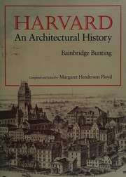 Cover of Harvard by Bainbridge Bunting