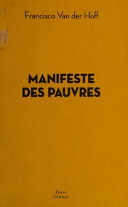 Front cover of Manifeste des pauvres by Frans van der Hoff