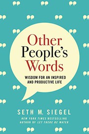Front cover of Other People's Words by Seth M. Siegel