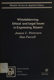 Front cover of Whistleblowing by Illinois Institute of Technology Staff