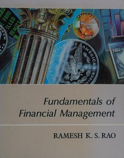 Cover of Fundamentals of financial management by Ramesh K. S. Rao