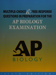 Front cover of Multiple-choice and free-response questions in preparation for the AP biology examination by Glenn Hartman