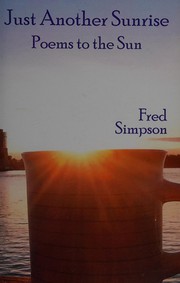 Cover of Just another sunrise by Fred Simpson