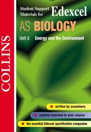 Front cover of Student support materials for Edexcel AS biology by Geoffrey Jones