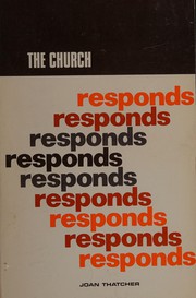 Front cover of The church responds by Joan Thatcher
