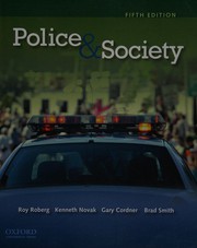 Front cover of Police & society by Roy R. Roberg