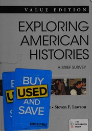 Front cover of Exploring American histories by Nancy A. Hewitt