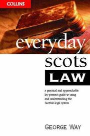 Cover of Everyday Scots Law by George Way