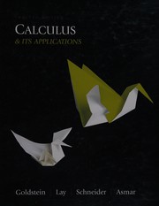 Cover of Calculus & its applications by Larry Joel Goldstein