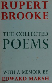 Cover of Rupert Brooke by Brooke, Rupert